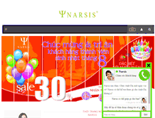 Tablet Screenshot of narsis.vn